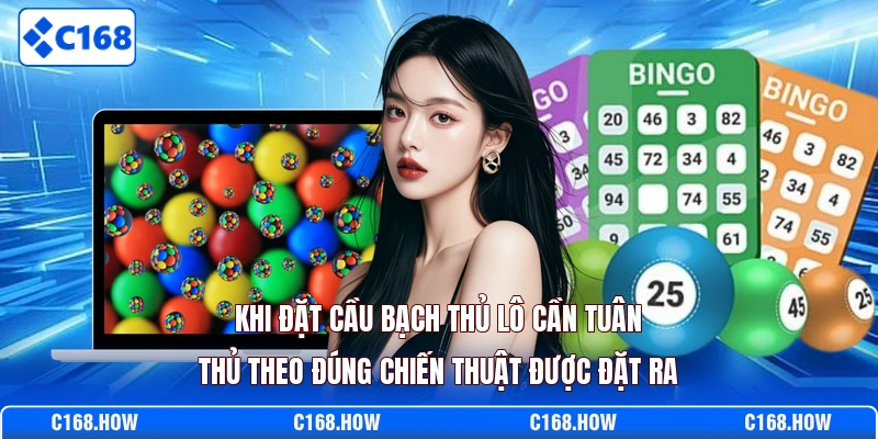 Khi đặt cầu bạch thủ lô cần tuân thủ theo đúng chiến thuật được đặt ra