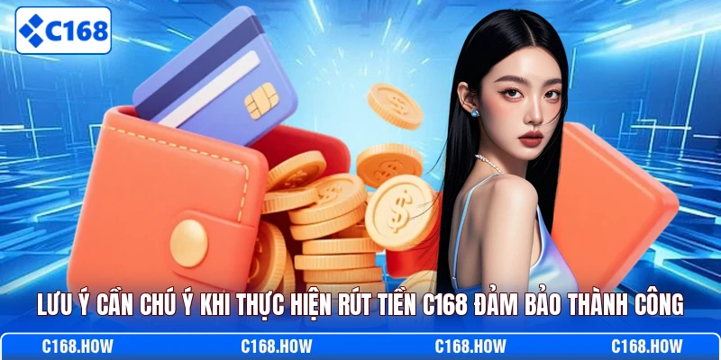 Lưu ý cần chú ý khi thực hiện rút tiền C168 đảm bảo thành công